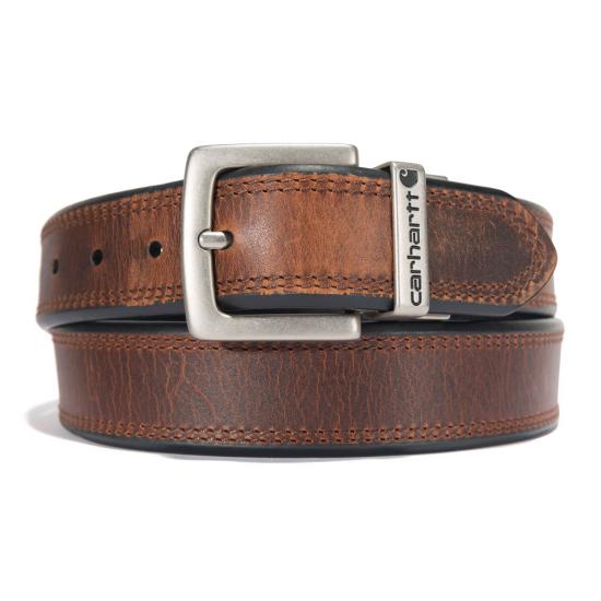 Reversible leather belt