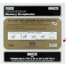 Black Refill Pages for Memory Scrapbooks RMB-5