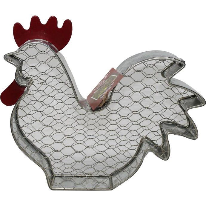 Rooster bird feeder