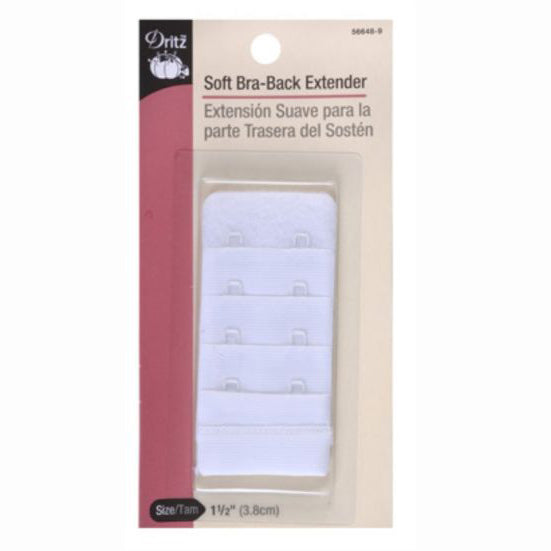 Dritz White Bra Back Extender S-56648