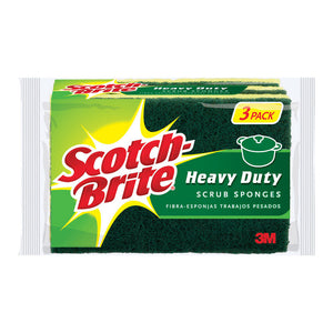 Scotch Brite Heavy Duty Scrub Sponges 3-pack 455