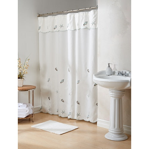 Seamist Seashells Shower Curtain