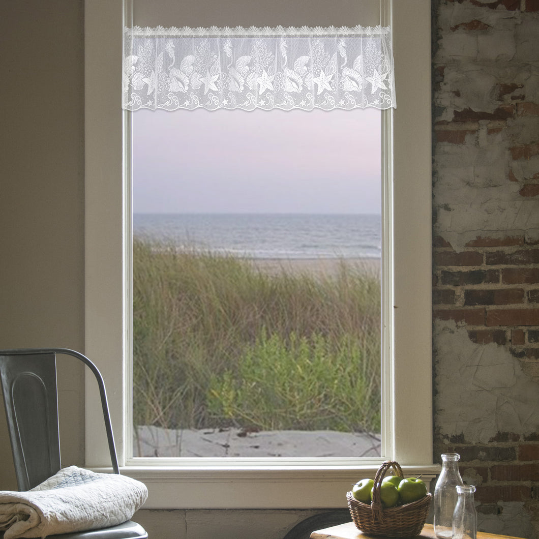 seascape valance curtain