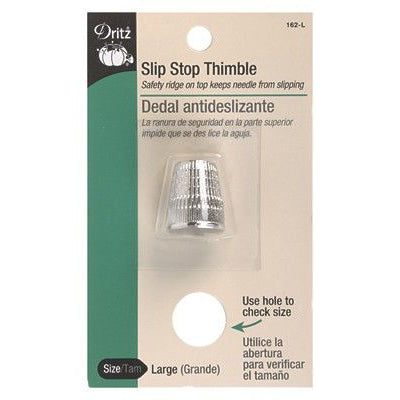 Flexible silicon thimble steel stop - L