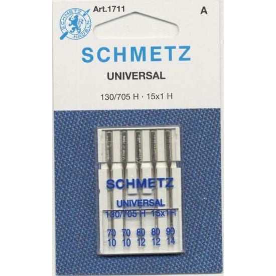 Schmetz Universal Needles - 15x1, 130/705 H - 5/Pack - Cleaner's Supply