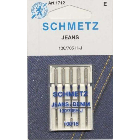 Jeans/denim Schmetz Sewing Machine Needles Pack of 5 