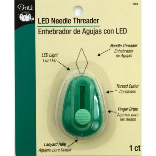 LED needle threader