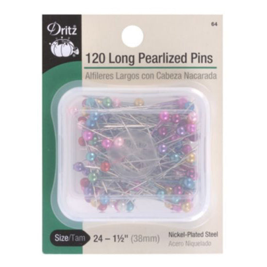 24 Set Pearl Head Sewing Pins, Decorative Round Pin for Sewing, Multicolor
