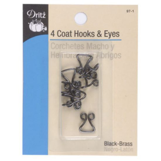 Coat hooks & eyes