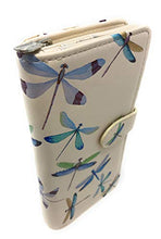 Beige dragonflies wallet