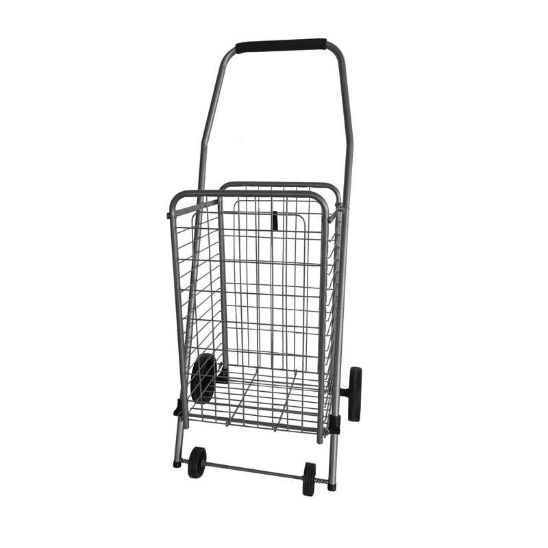 Shopping cart with wheels
