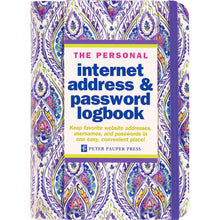 Internet password keeper logbook
