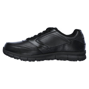 Black slip-resistant shoe