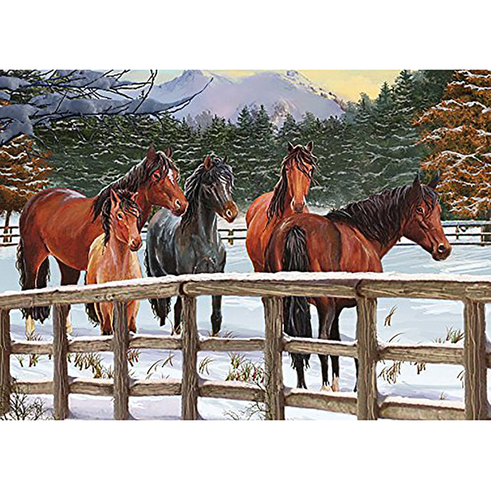 Snowy Pasture 35-Piece Tray Puzzle 88607