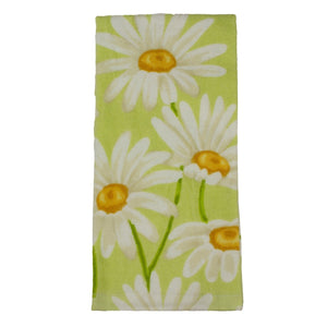Spring Daisy Pale Green Kitchen Towel 17828