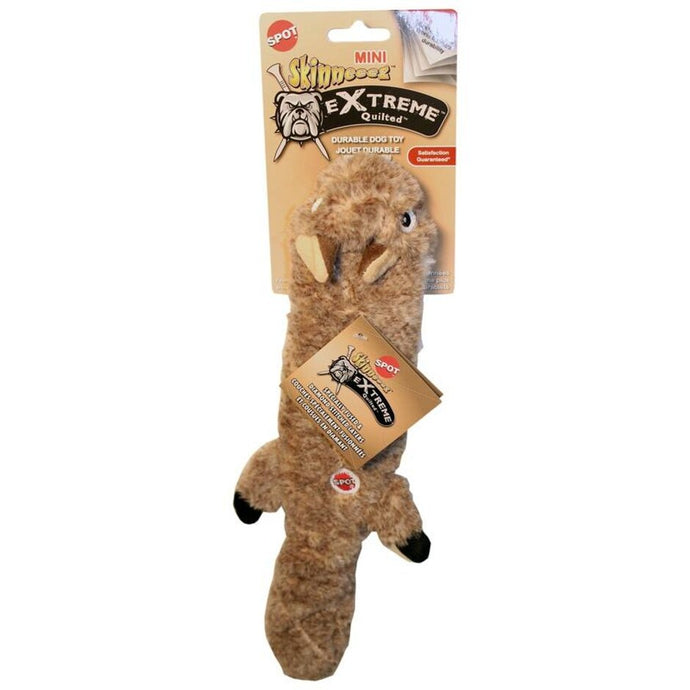 Skinneeeez Extreme Quilted Squirrel dog toy