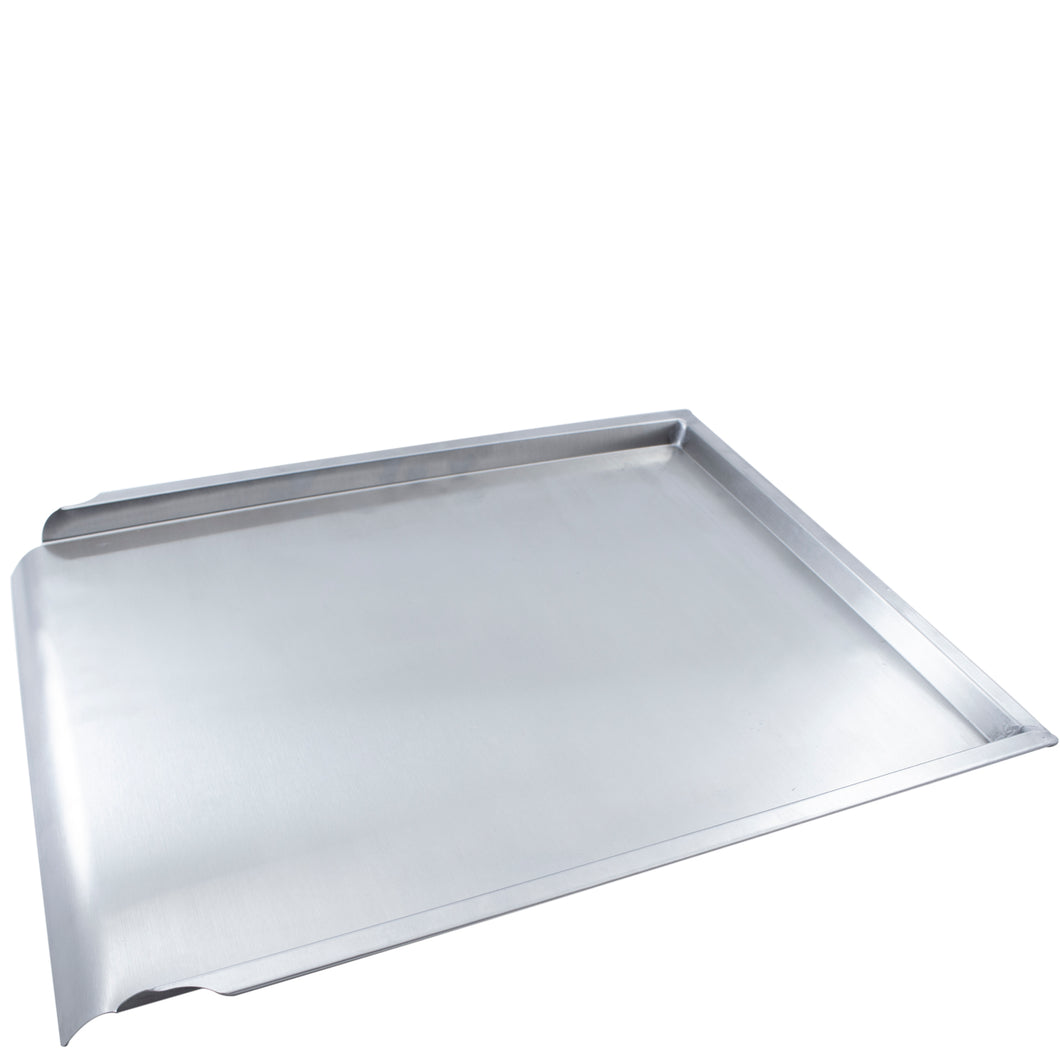 Cater Tek Rectangle White and Brown Paper Catering Tray - with Cover - 20  x 11 3/4 x 3 1/4 - 10 count box