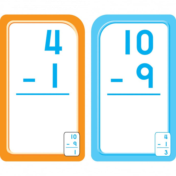 Subtraction cards