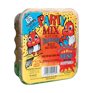 Party mix suet cake