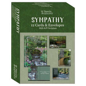 Sympathy boxed greeting cards