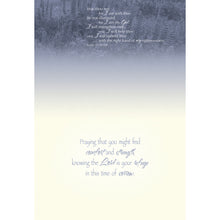 Card with KJV verse