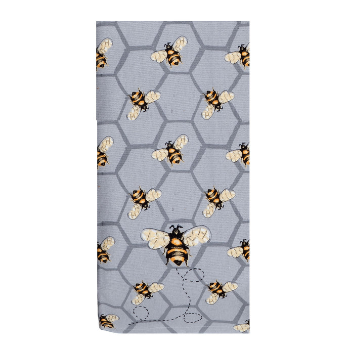 Tea towel with bees