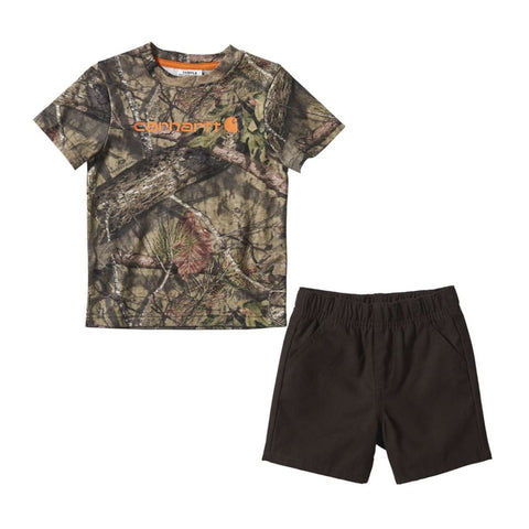 Toddler Boys' Camo Shirt and Short Set CG8760