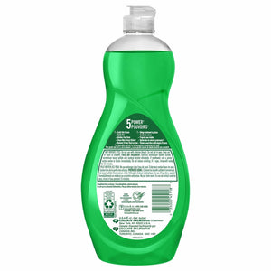 Back of dish soap