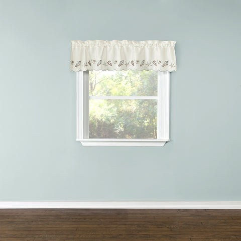 Seamist valance curtain