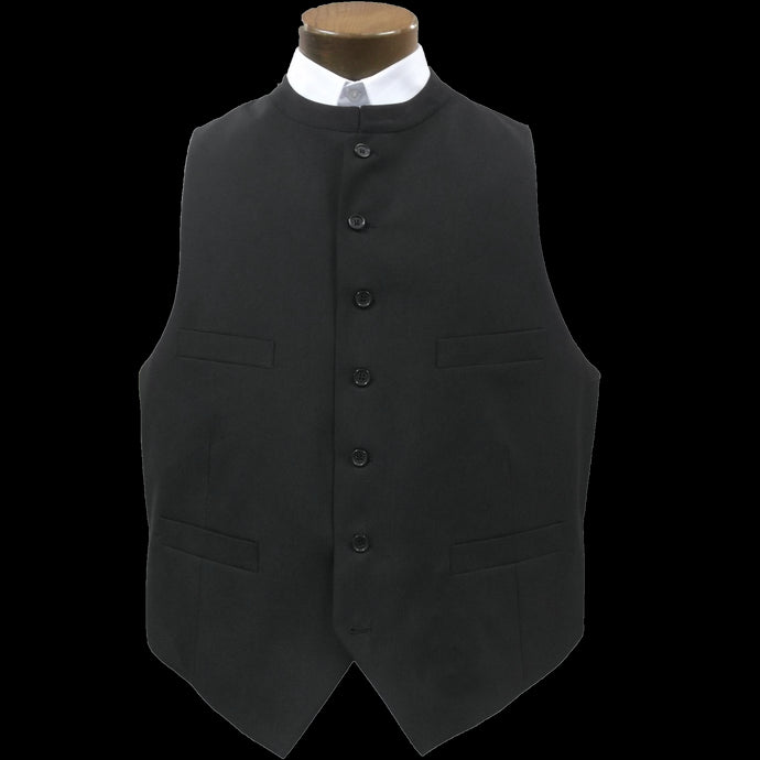 Black clerical vest