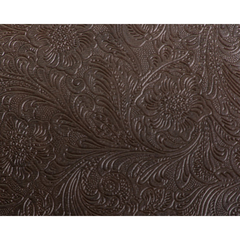 Brown embossed vinyl