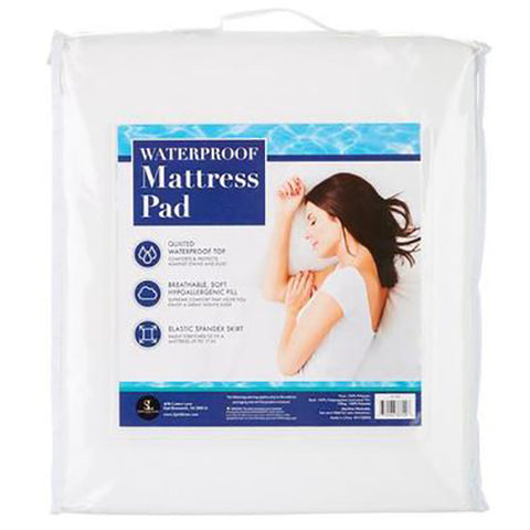 Waterproof Microfiber Quilted Mattress Pad