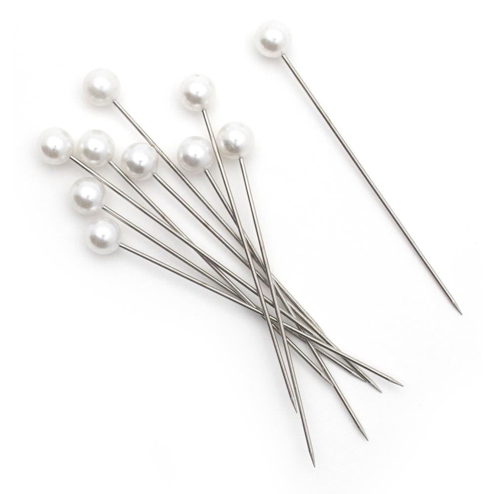 Pearl head pins