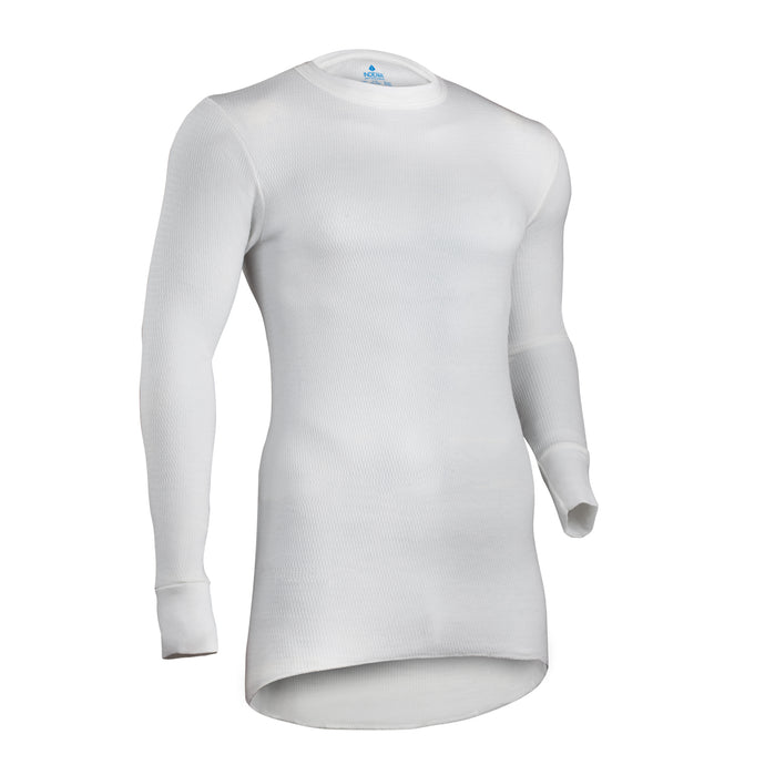 White thermal undershirt