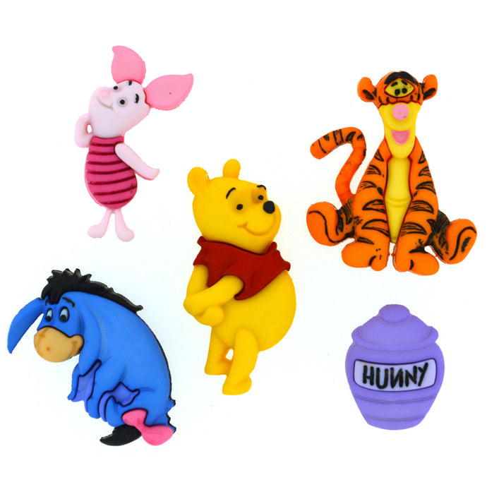 BUTTONS WINNIE THE POOH