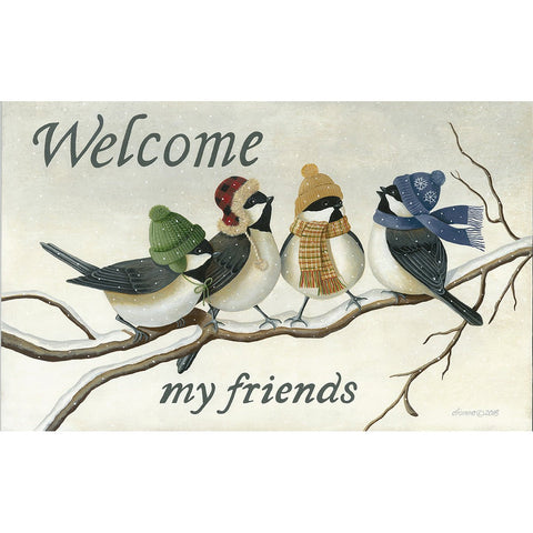 Winter Birds Welcome Mat DS520