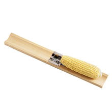 Wooden Corn Cutter 404 with corn