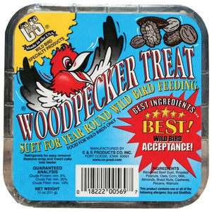 Woodpecker suet cake