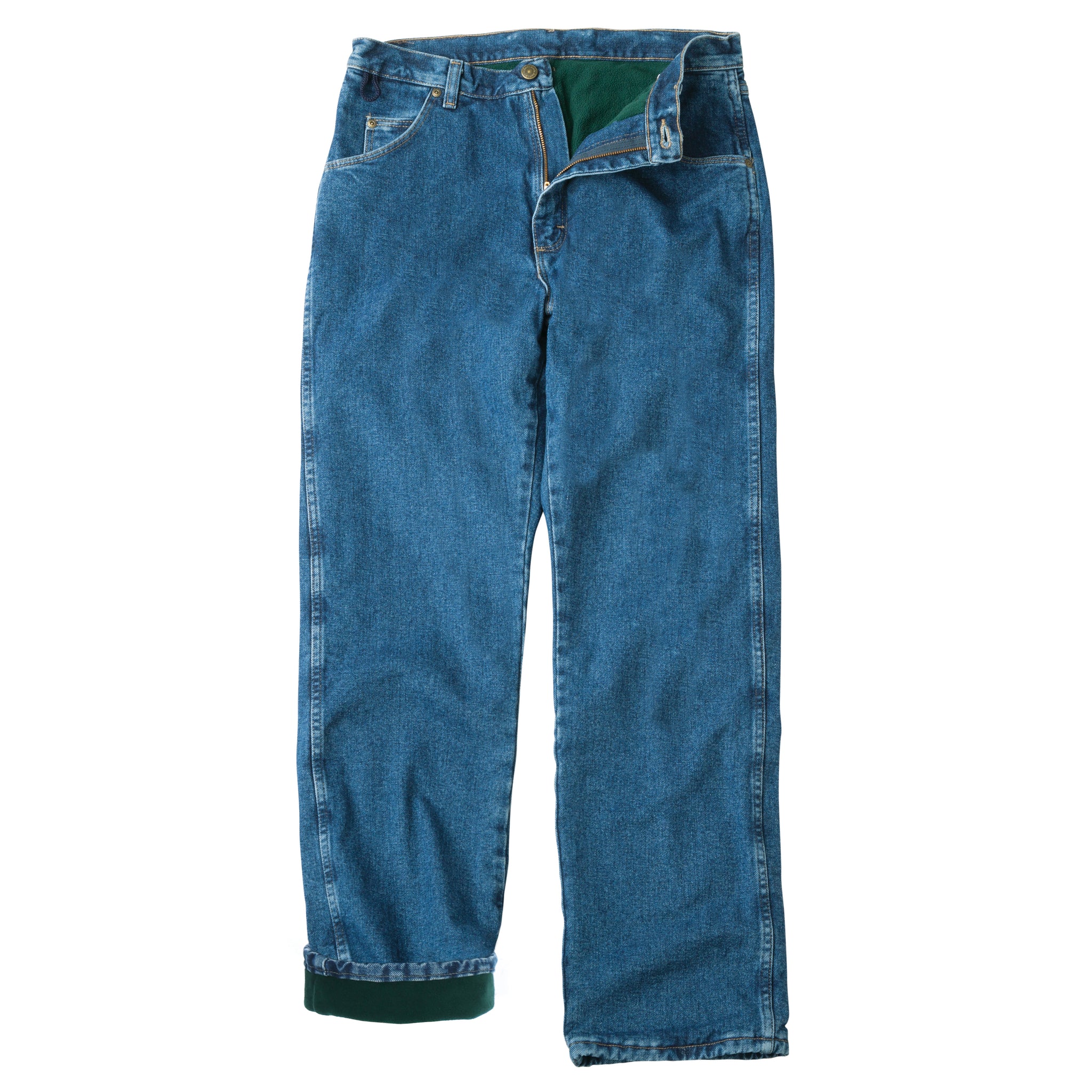 Liberty Blues Men's Big & Tall Flannel-lined Side-elastic Jeans - 36 34,  Blue : Target