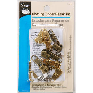 Zipper repair kit